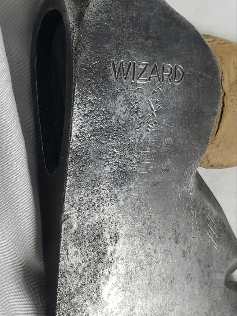 VINTAGE WIZARD HATCHET AXE CARPENTRY ROOFING HAMMER MADE IN USA - Picture 5 of 12